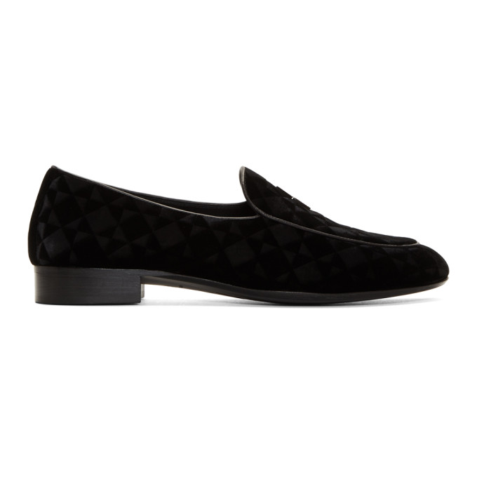 GIUSEPPE ZANOTTI GIUSEPPE ZANOTTI BLACK SUIT CUT 15 LOAFERS