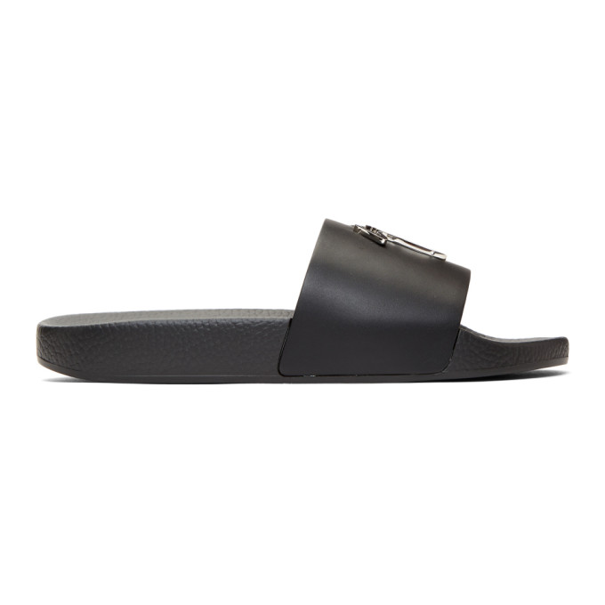 Giuseppe Zanotti Black Burel Slides