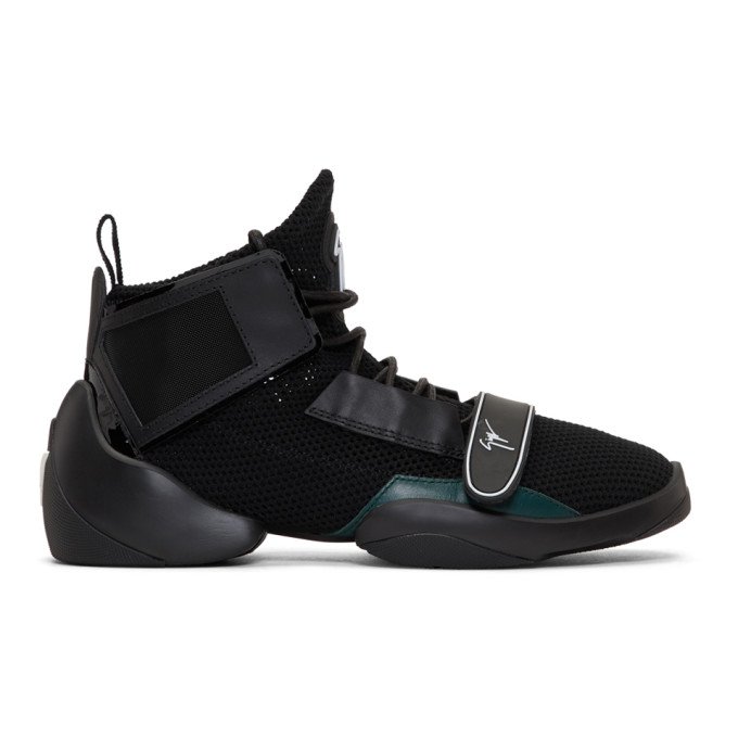 Giuseppe Zanotti Black Light Jump High-Top Sneakers