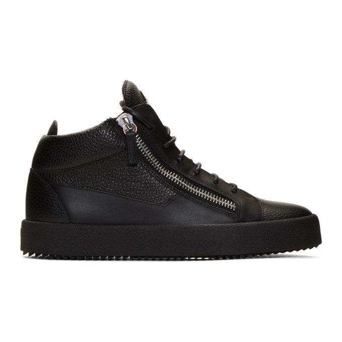 GIUSEPPE ZANOTTI GIUSEPPE ZANOTTI BLACK MAY LONDON HIGH-TOP SNEAKERS