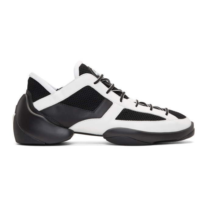 Giuseppe Zanotti White & Black Light Jump Sneakers