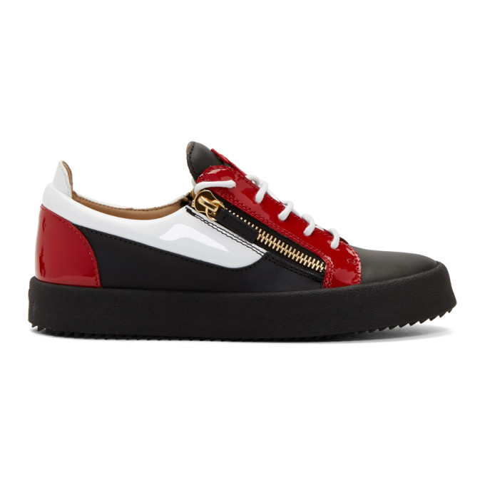 Giuseppe Zanotti Black & Red May London Sneakers