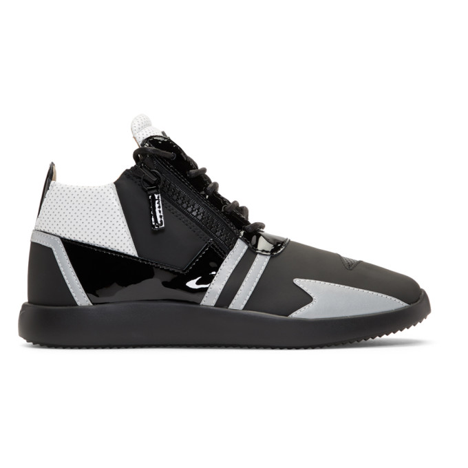 Giuseppe Zanotti Black Single Ulan High-Top Sneakers