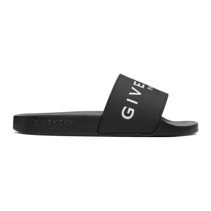 Givenchy Black Pool Slides