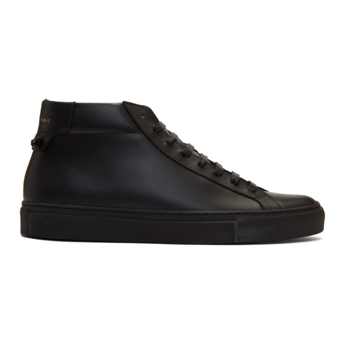 Givenchy Black Urban Street High-Top Sneakers