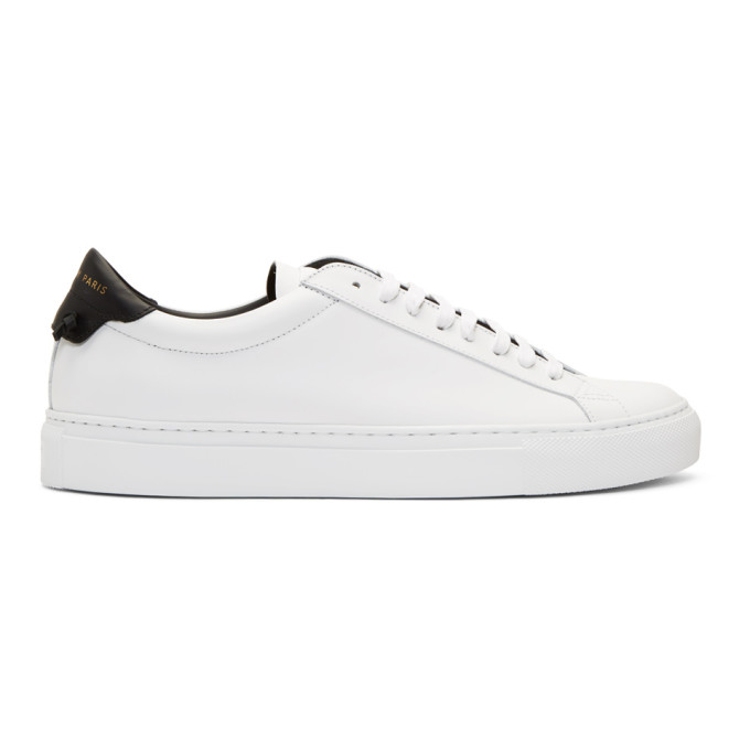 Givenchy White & Black Urban Street Sneakers