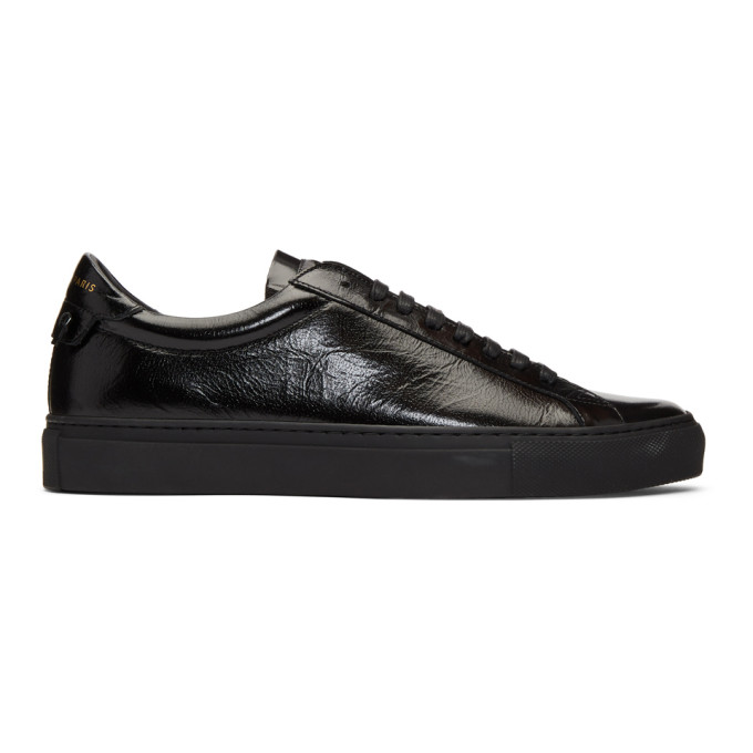 Givenchy Black Patent Urban Knots Sneakers