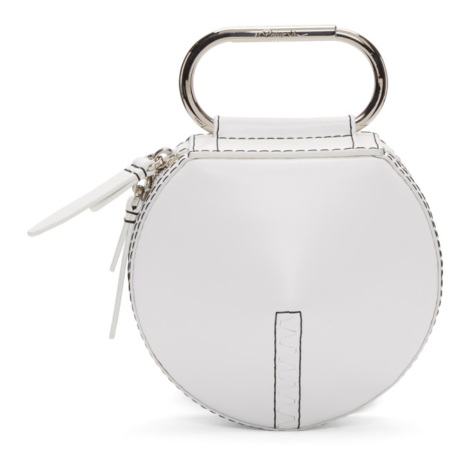 3.1 Phillip Lim White Alix Circle Clutch