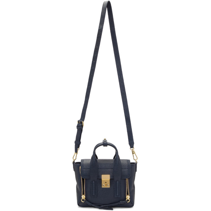 3.1 Phillip Lim Navy Pashli Mini Satchel