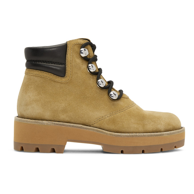 3.1 Phillip Lim Beige Dylan Hiking Boots