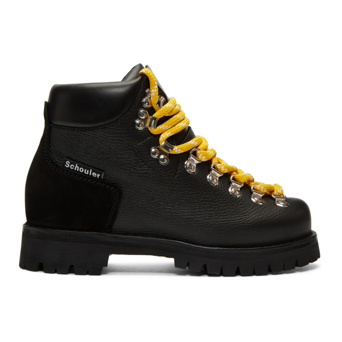 Proenza Schouler Black Hiking Boots