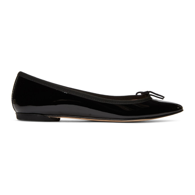 Repetto Black Patent Brigitte Ballerina Flats