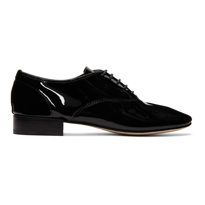 Repetto Black Patent Zizi Oxfords