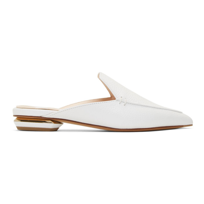 Nicholas Kirkwood White Beya Mules