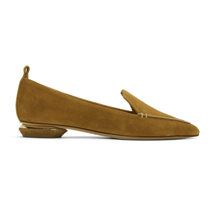 Nicholas Kirkwood Brown Suede Beya Loafers