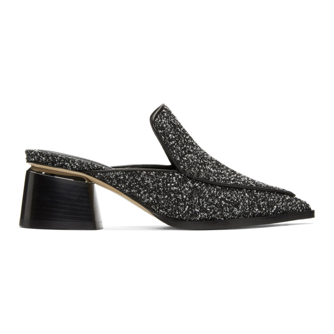 Nicholas Kirkwood Black & White Beya Mules