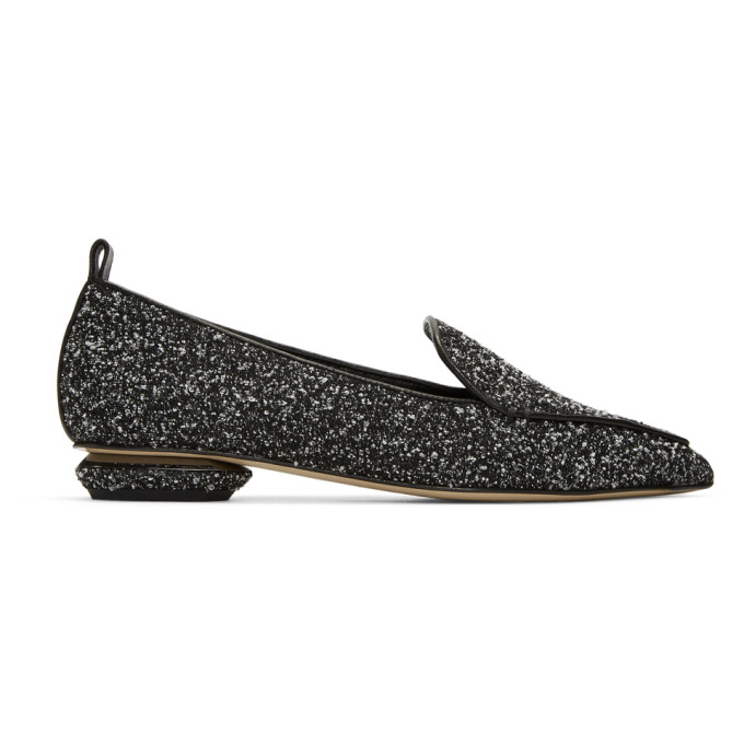 Nicholas Kirkwood Black & White Beya Loafers