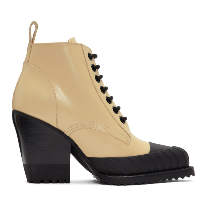 Chloe Yellow Rylee Hiking Boots