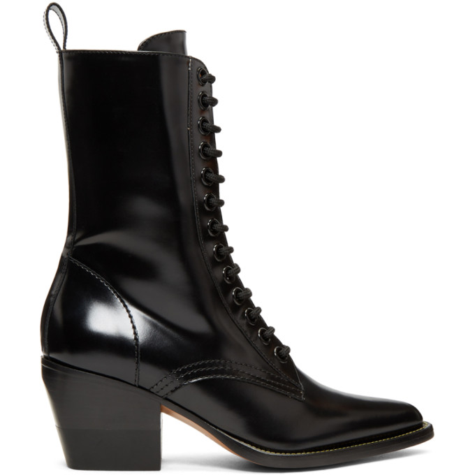 Chloe Black Rylee Medium Boots