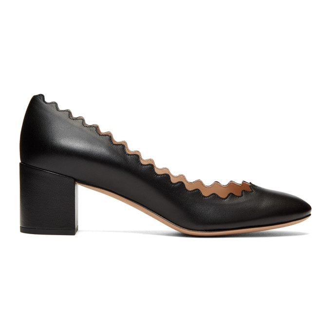 Chloe Black Nappa Lauren Heels