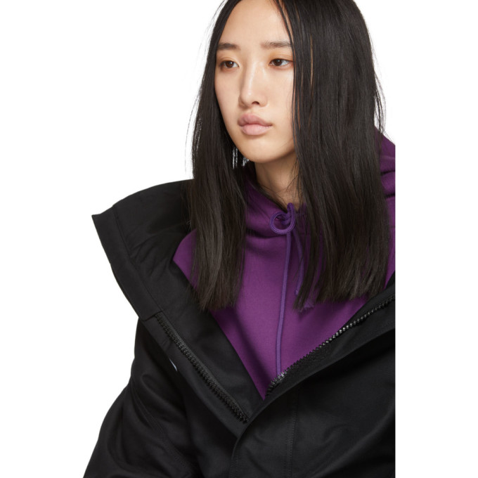 BALENCIAGA BALENCIAGA BLACK SWING PARKA JACKET