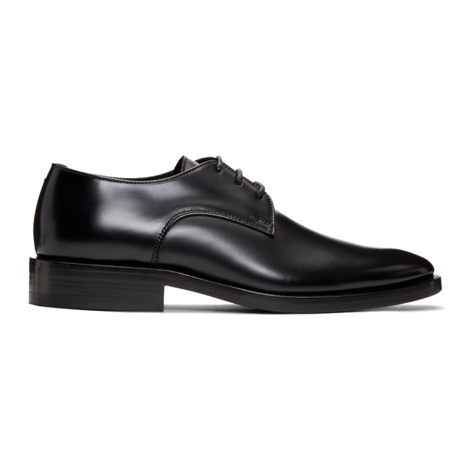 Balenciaga Black Semi-Gloss Oxfords