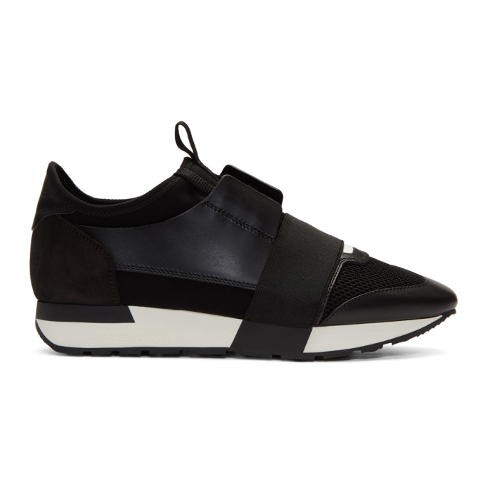 Balenciaga Black Race Sneakers
