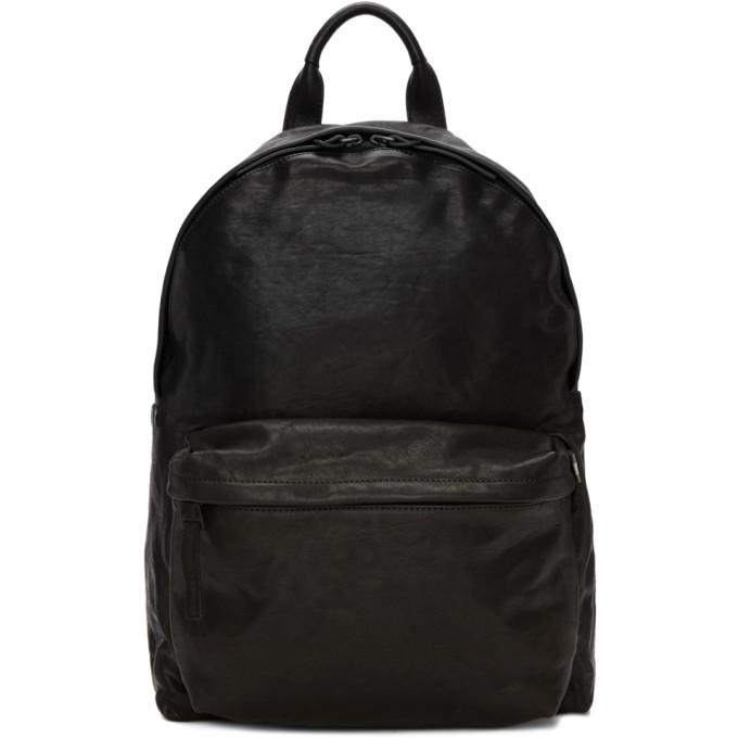 Officine Creative Black Novak Backpack
