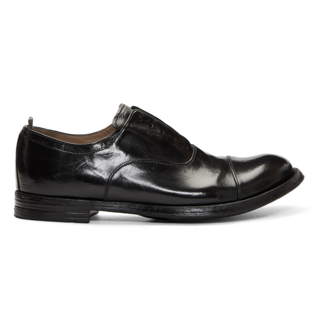 Officine Creative Black Anatomia 15 Loafers