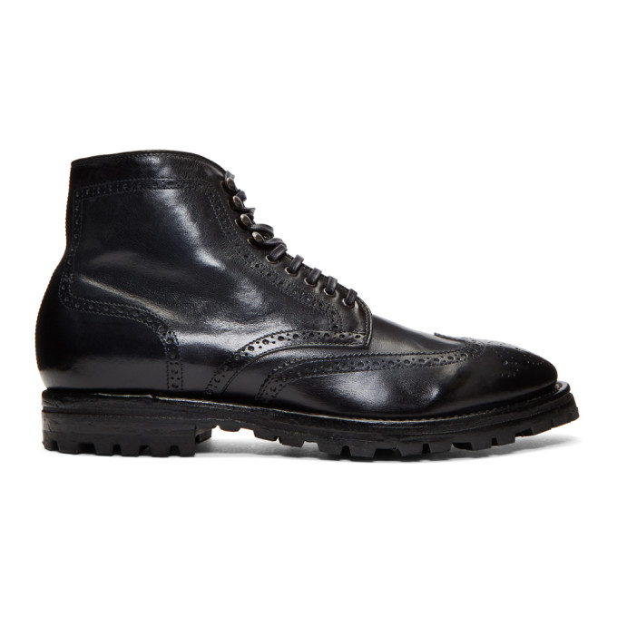 Officine Creative Navy Aspen 14 Boots