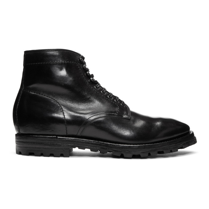 Officine Creative Black Aspen 5 Boots