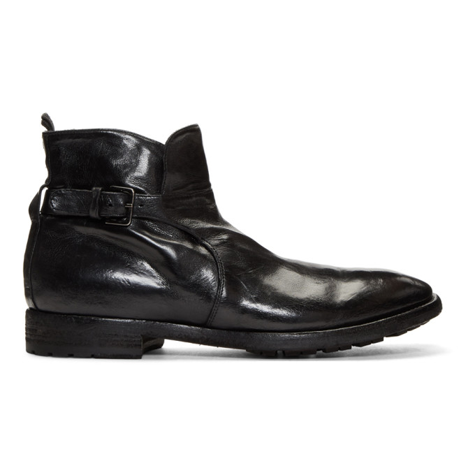 Officine Creative Black Princeton 50 Boots