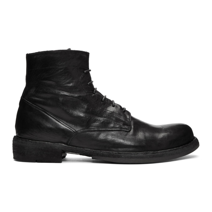 Officine Creative Black Ikon 18 Boots