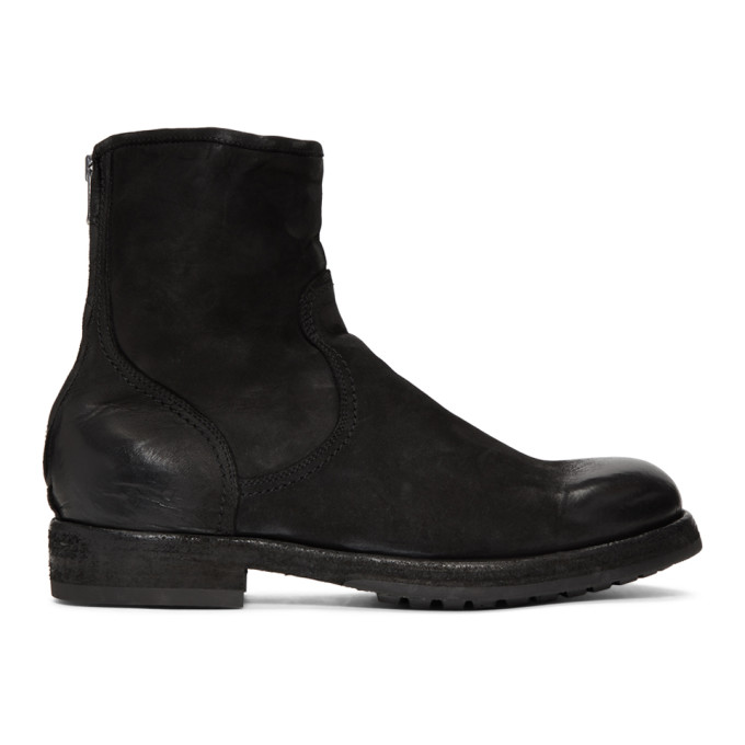 Officine Creative Black Lowry 006 Vertigo Boots