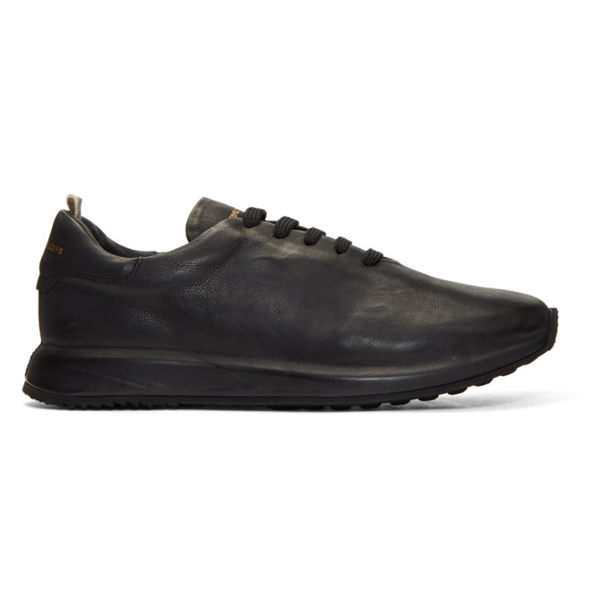 Officine Creative Black Race 1 Sneakers