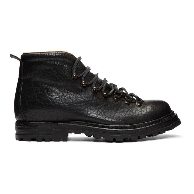 Officine Creative Black Kontra 3 Boots