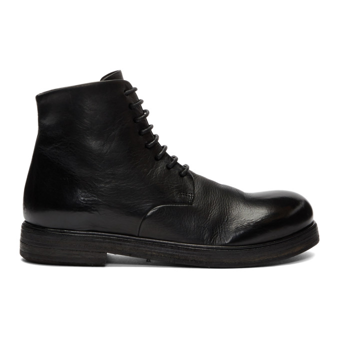 Marsèll Black Zucca Zeppa Boots