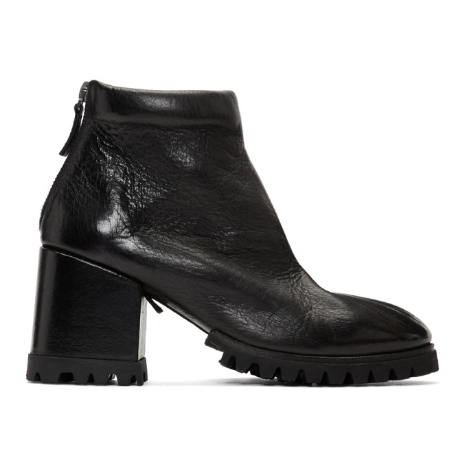 Marsèll Black Dente Lug Sole Boots