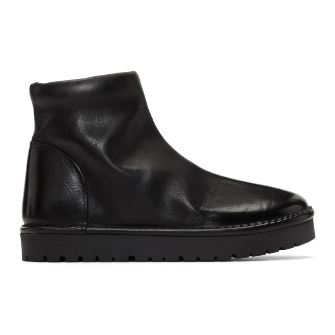 Marsèll Black Gomme Sanscrispa Alta Boots