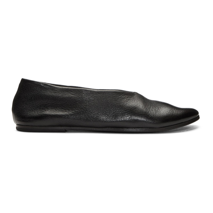 MARSÈLL MARSELL BLACK COLTELLACCIA BALLERINA FLATS