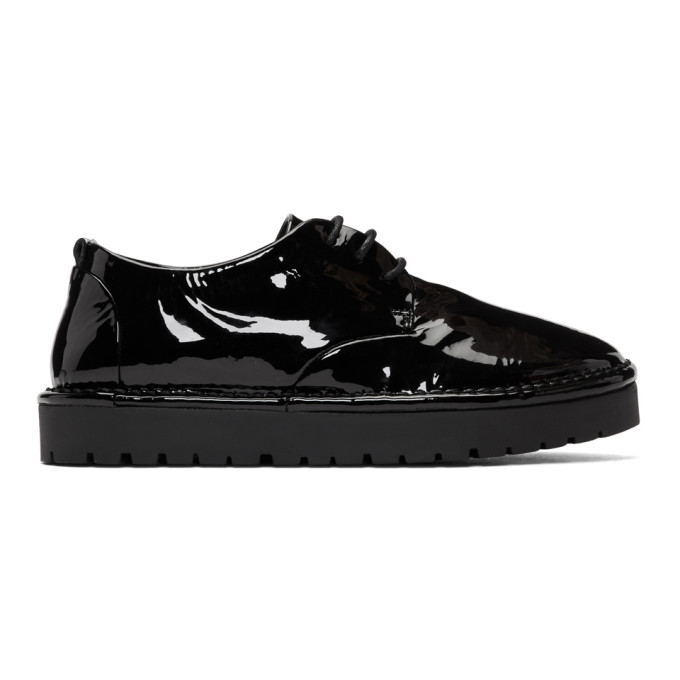 Marsèll Black Patent Gomme Sanscrispa Derbys