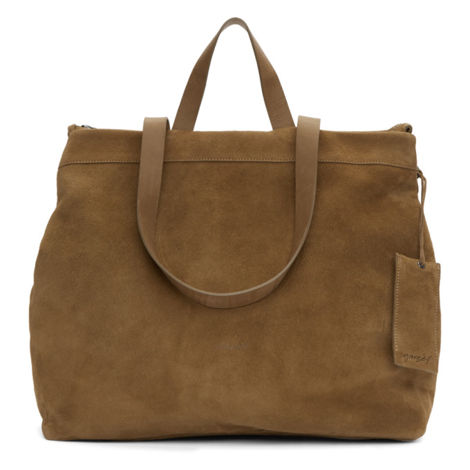 Marsell Tan Suede Borso Tote