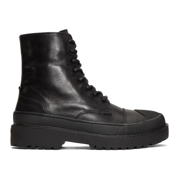 Neil Barrett Black Tark High Military Boot