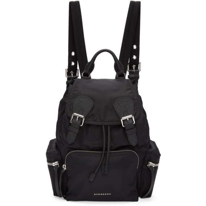 Burberry Black Medium Nylon Rucksack