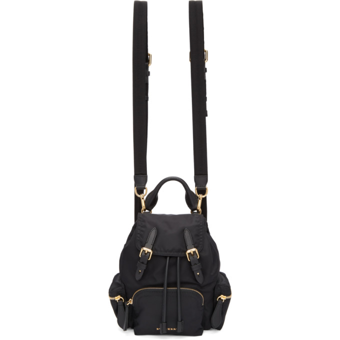 Burberry Black Small Nylon Rucksack