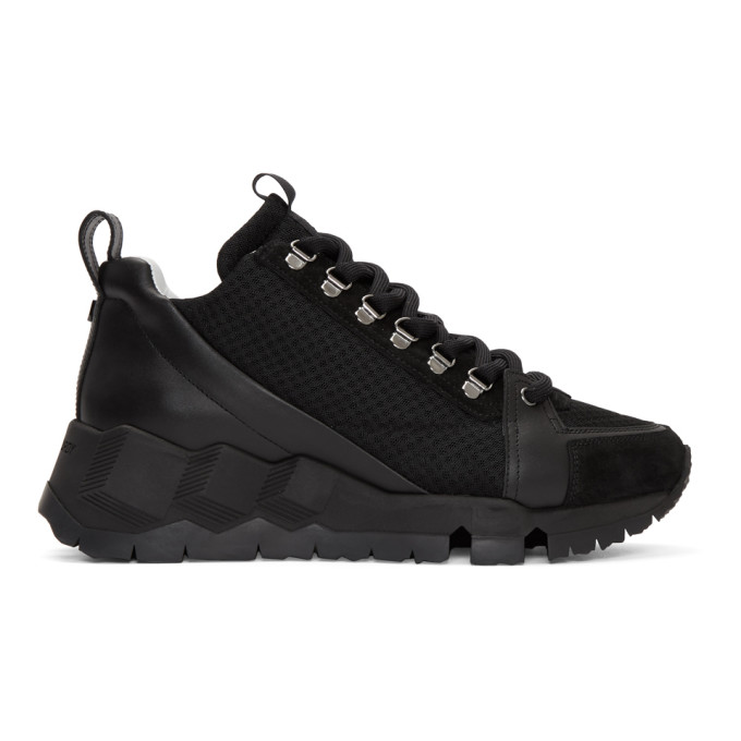 Pierre Hardy Black Alpine High-Top Sneakers
