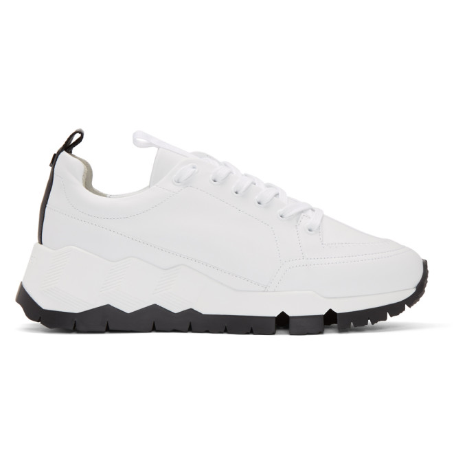 Pierre Hardy White & Black Street Life Sneakers