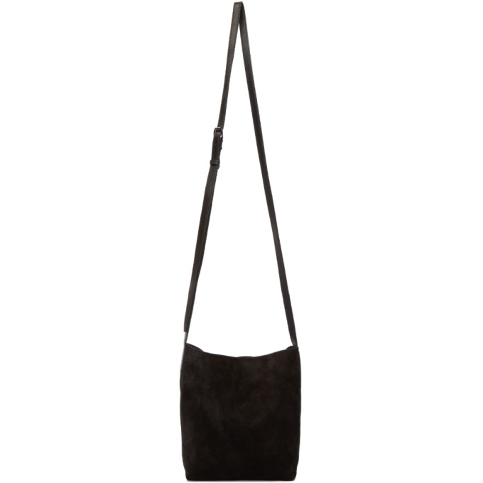 Ann Demeulemeester Black Suede Floppy Tote