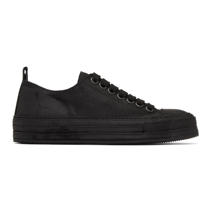 Ann Demeulemeester Black Suede Sneakers