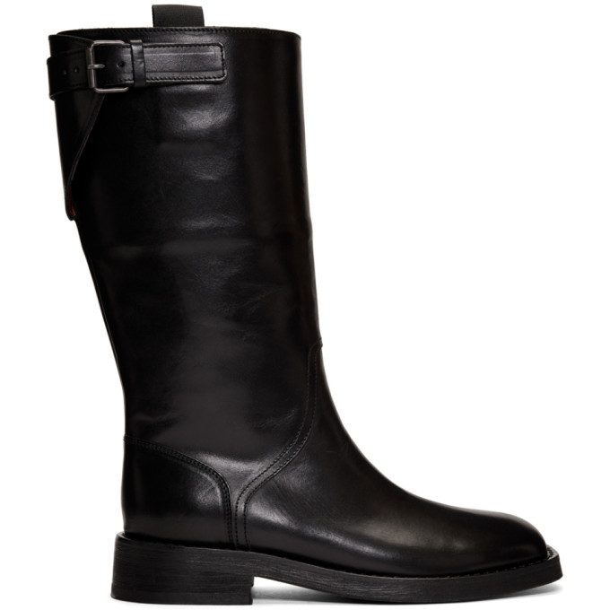 Ann Demeulemeester Black Tall Boots